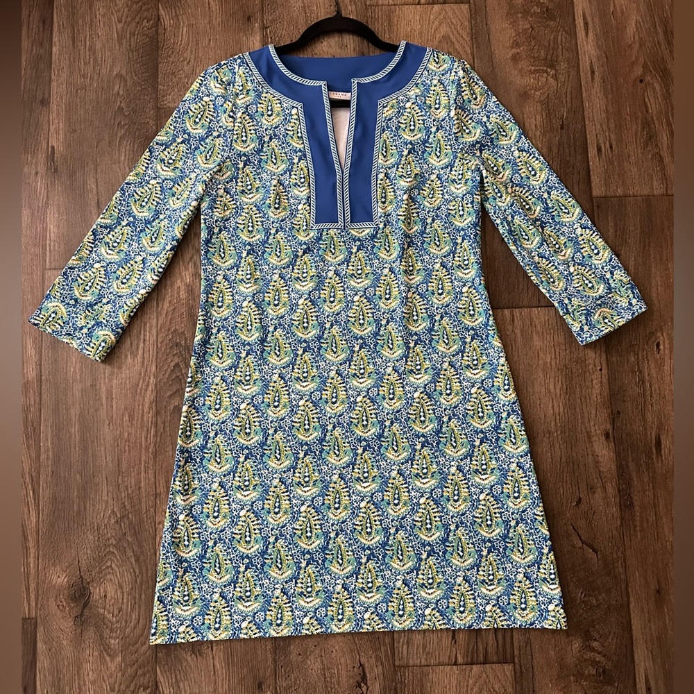 CABANA LIFE Tunic Dress Women’s Size S blue